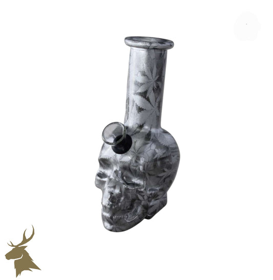 Mini Glass Bong – SKULL (Glow)